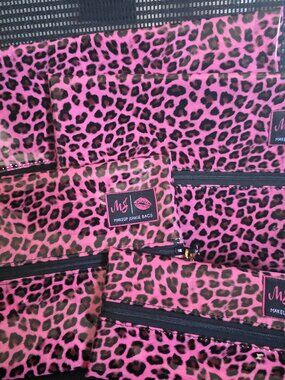Makeup Junkie Pink Leopard Set NWT